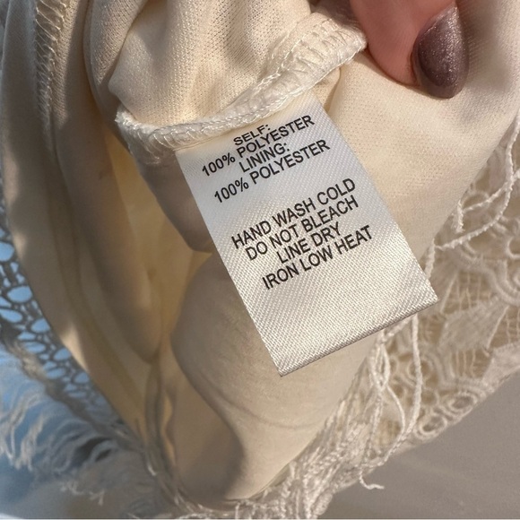 Lulus Kenna White Crochet Lace Sleeveless Bodycon Dress Size Small - Picture 8 of 12